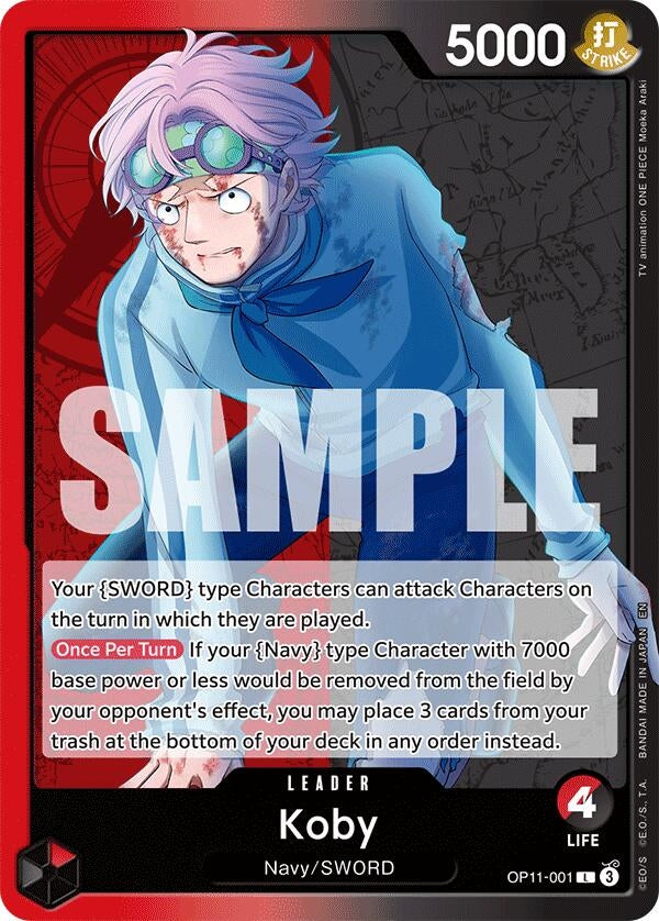 Image for Koby (001) (OP11-001) - One Piece Card Game