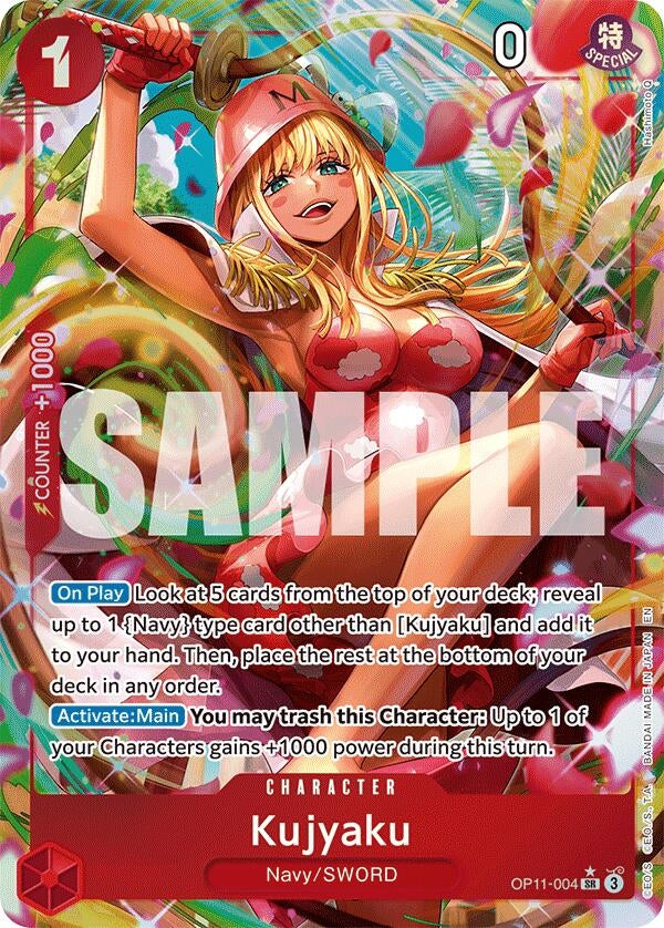 Image for Kujyaku (Alternate Art) (OP11-004) - One Piece Card Game