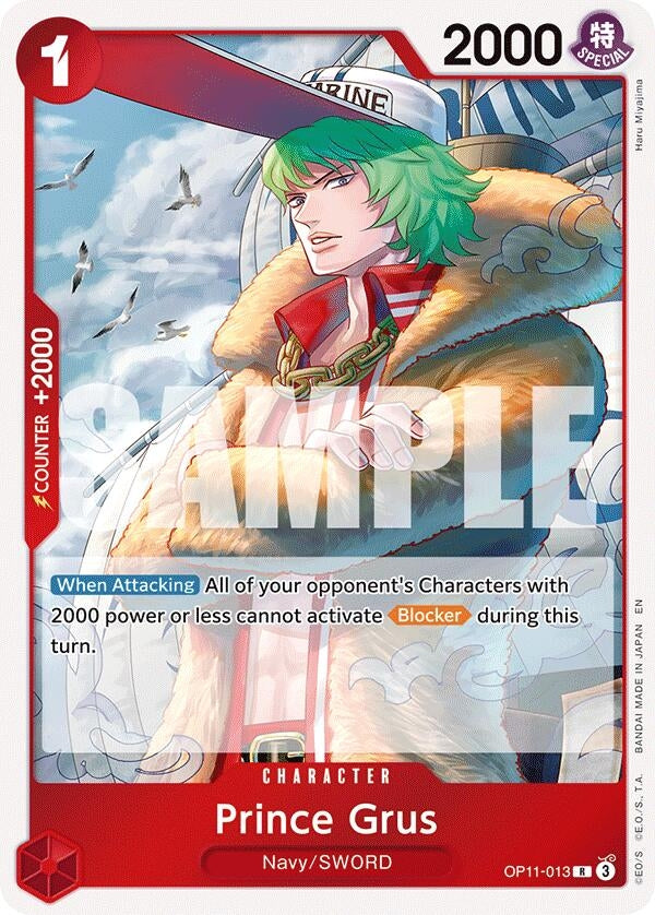Image for Prince Grus (OP11-013) - One Piece Card Game