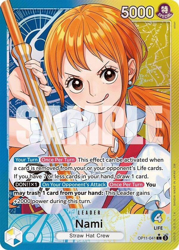 Image for Nami (041) (Alternate Art) (OP11-041) - One Piece Card Game