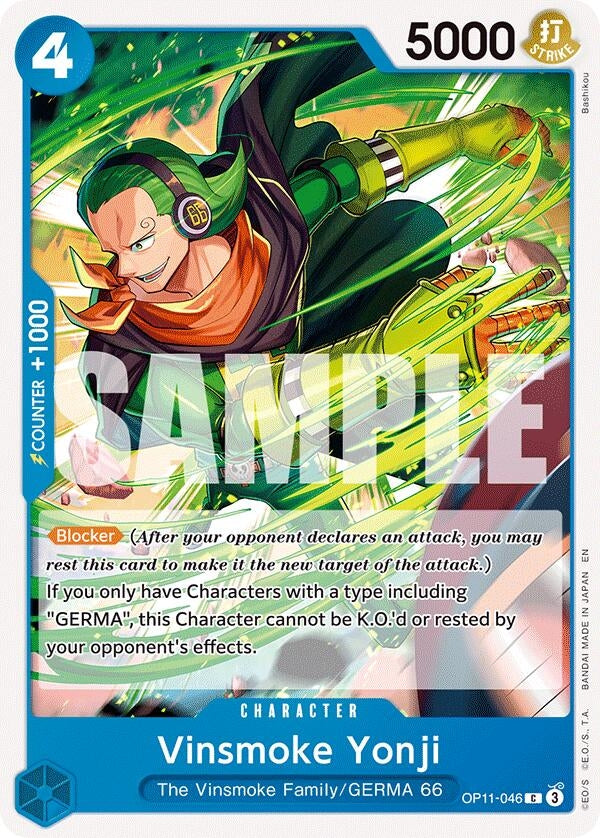 Image for Vinsmoke Yonji (OP11-046) - One Piece Card Game