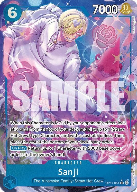 Image for Sanji (Alternate Art) (OP11-051) - One Piece Card Game