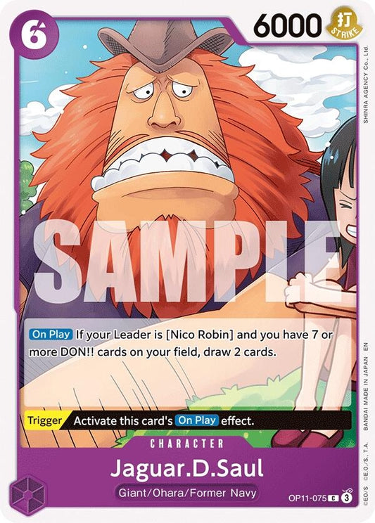 Image for Jaguar.D.Saul (OP11-075) - One Piece Card Game