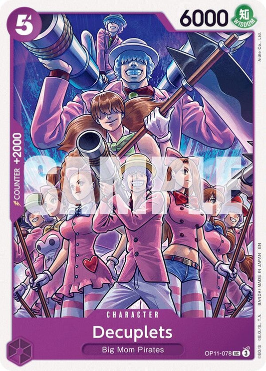 Image for Decuplets (OP11-078) - One Piece Card Game