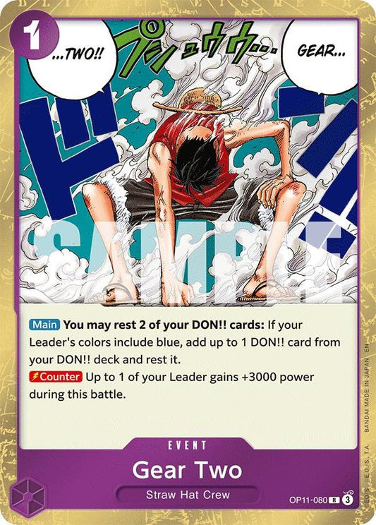 Image for Gear Two (OP11-080) - One Piece Card Game