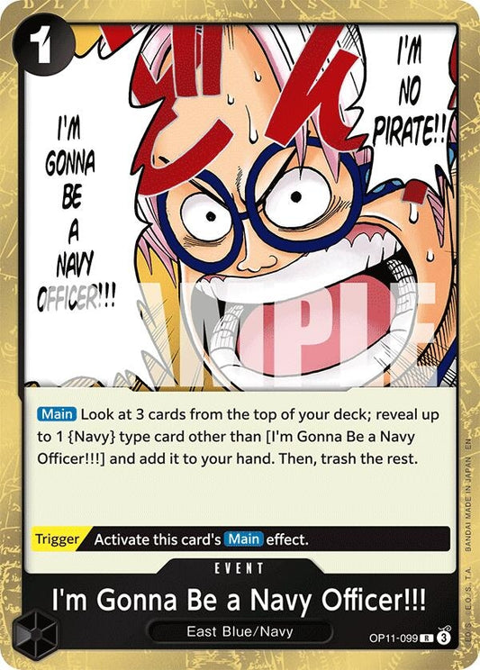 Image for I'm Gonna Be a Navy Officer!!! (OP11-099) - One Piece Card Game