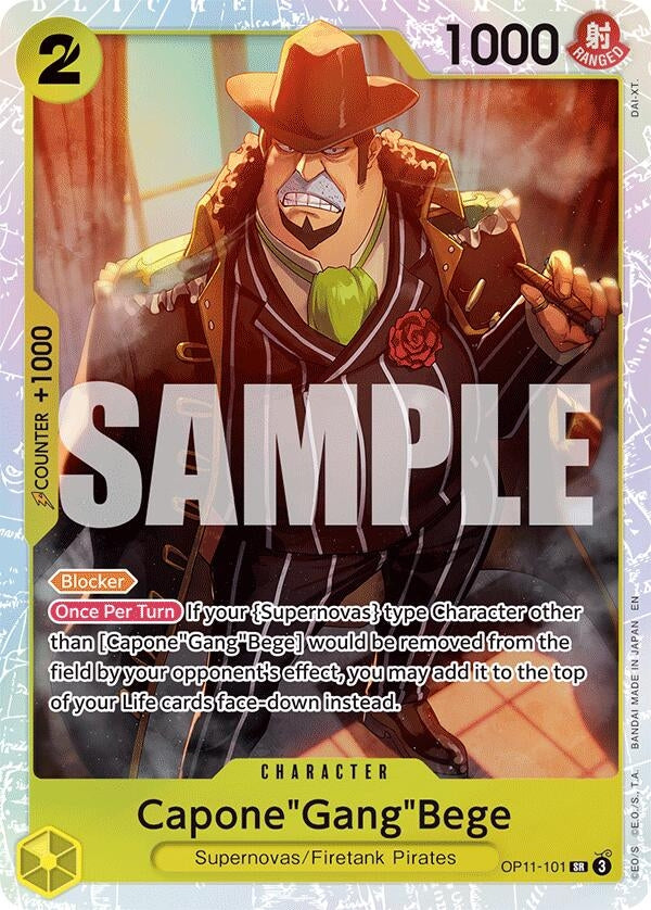 Image for Capone"Gang"Bege (101) (OP11-101) - One Piece Card Game