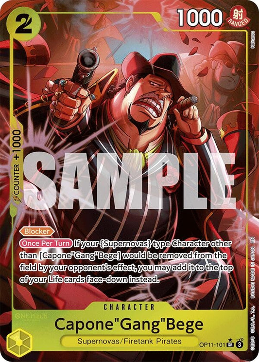 Image for Capone"Gang"Bege (101) (Alternate Art) (OP11-101) - One Piece Card Game