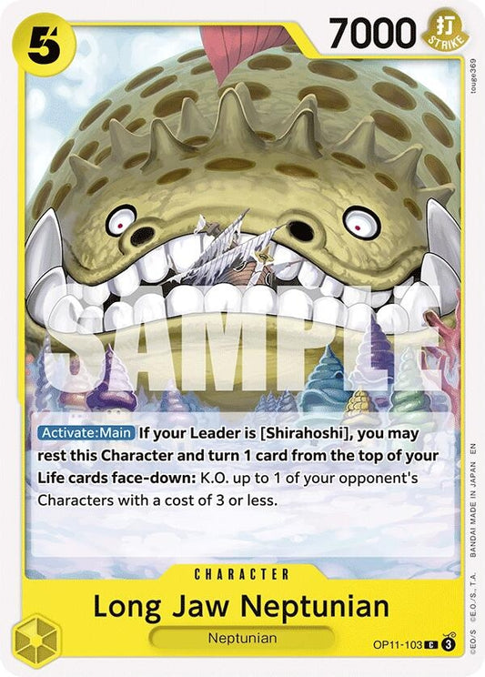 Image for Long-Jaw Neptunian (OP11-103) - One Piece Card Game