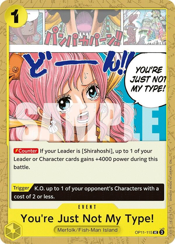 Image for You're Just Not My Type! (OP11-115) - One Piece Card Game
