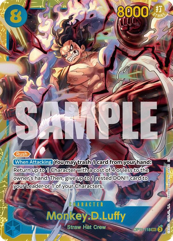 Image for Monkey.D.Luffy (118) (OP11-118) - One Piece Card Game
