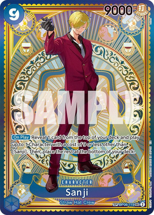 Image for Sanji (SP) (OP06-119) - One Piece Card Game