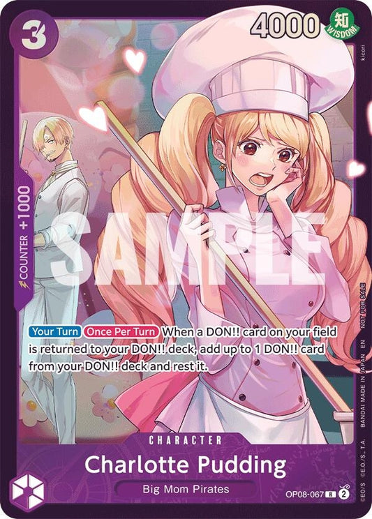 Image for Charlotte Pudding (Store Treasure Cup 2025) (OP08-067) - One Piece Card Game