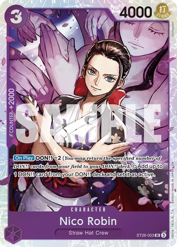 Image for Nico Robin (ST26-003) - One Piece Card Game