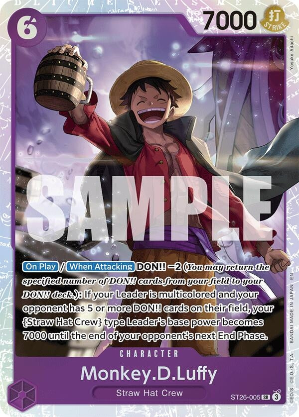 Image for Monkey.D.Luffy (ST26-005) (ST26-005) - One Piece Card Game