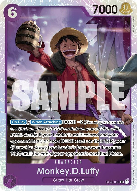 Image for Monkey.D.Luffy (ST26-005) (ST26-005) - One Piece Card Game