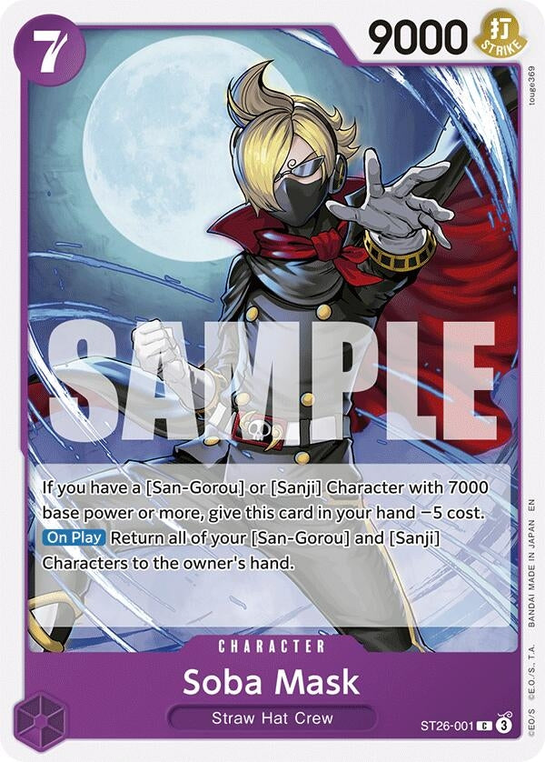 Image for Soba Mask (ST26-001) (ST-26) - One Piece Card Game