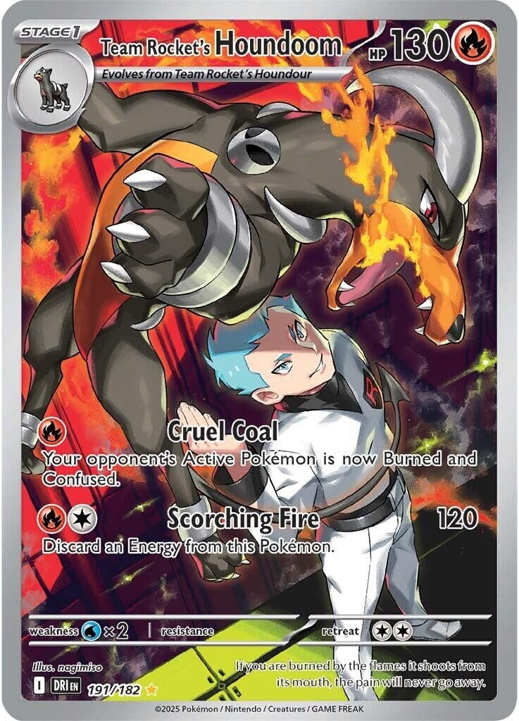 Image for Team Rocket's Houndoom (191/182) - Pokemon