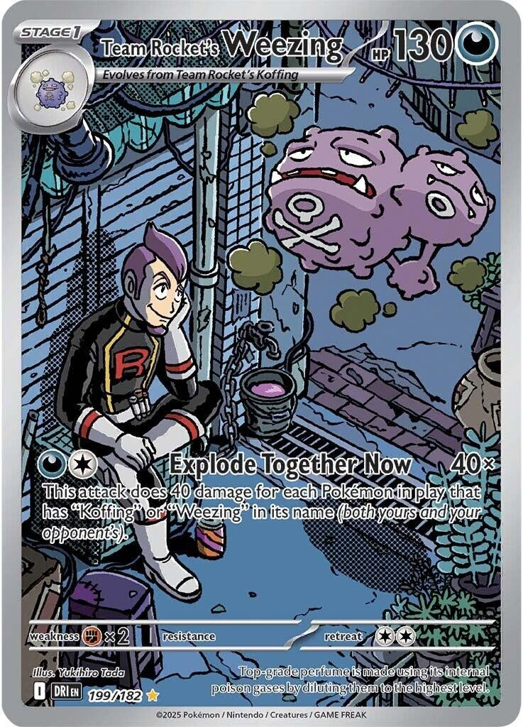Image for Team Rocket's Weezing (199/182) - Pokemon