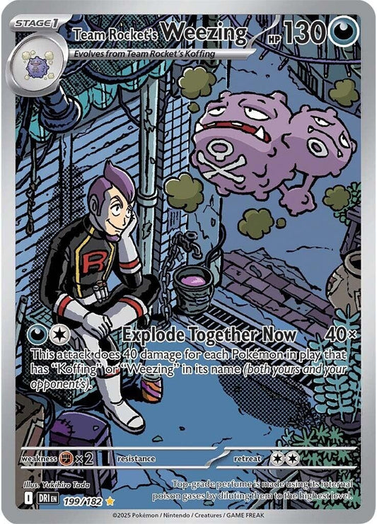 Image for Team Rocket's Weezing (199/182) - Pokemon