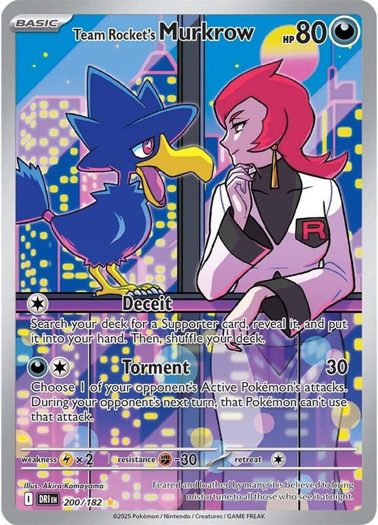 Image for Team Rocket's Murkrow (200/182) - Pokemon