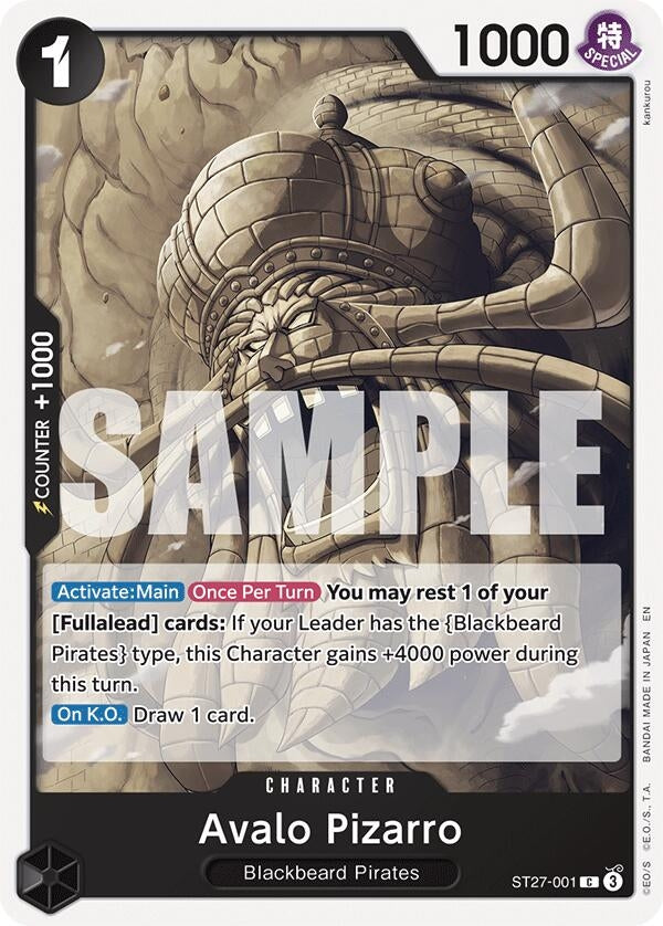 Image for Avalo Pizarro (ST27-001) (ST-27) - One Piece Card Game
