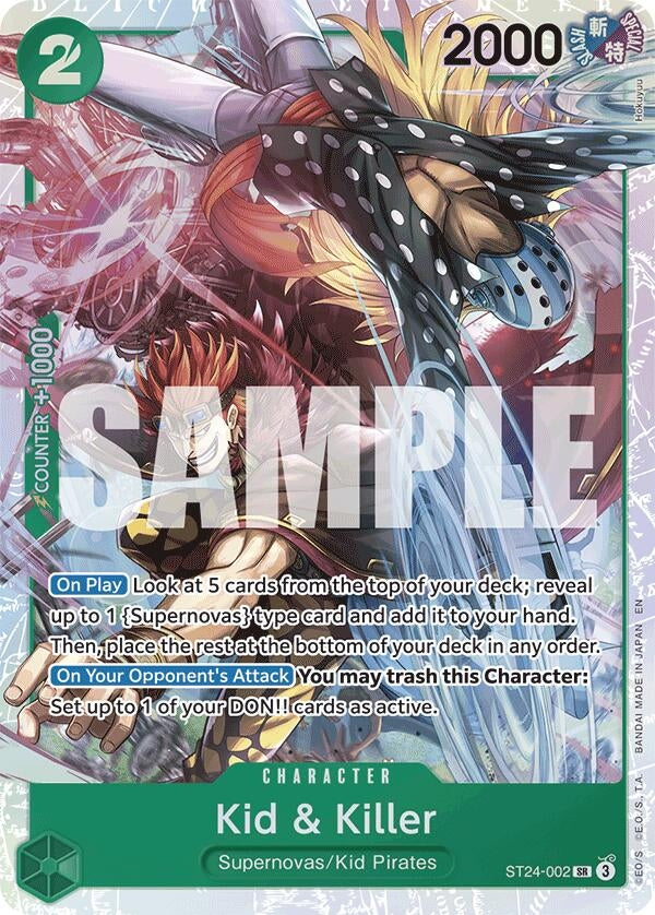 Image for Kid & Killer (ST24-002) - One Piece Card Game