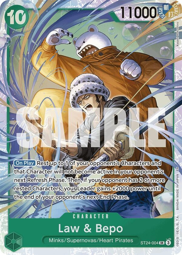 Image for Law & Bepo (ST24-004) - One Piece Card Game