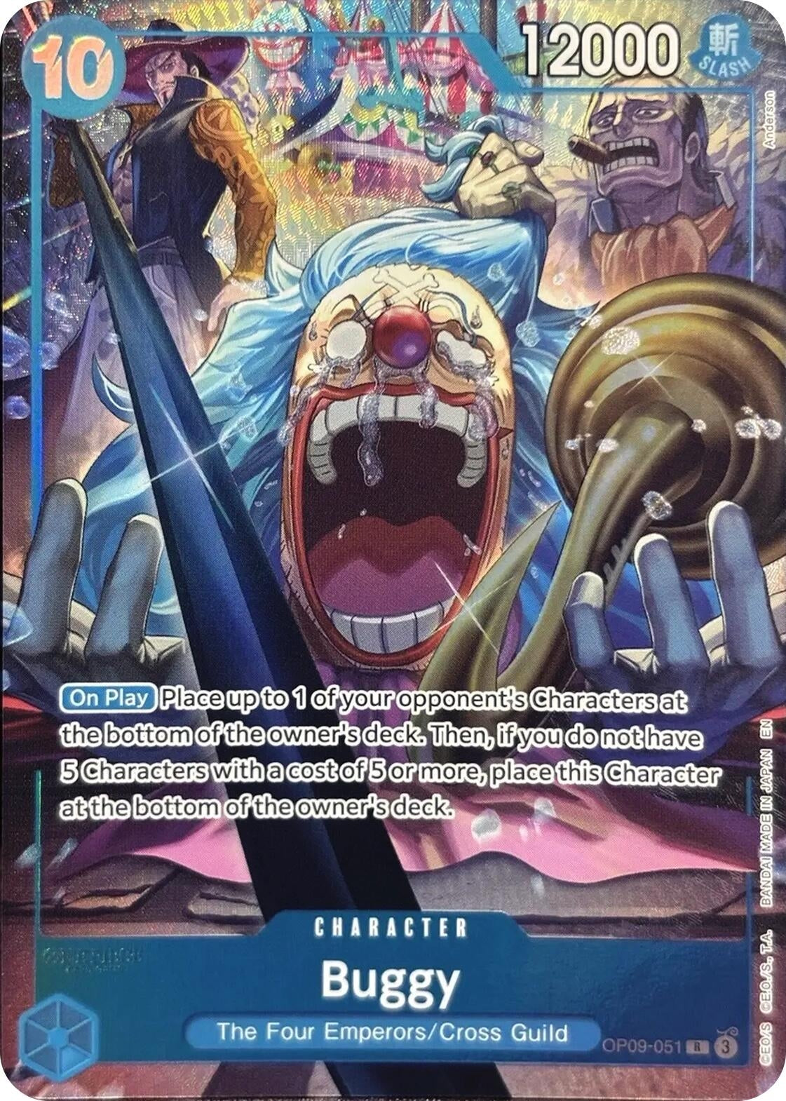 Image for Buggy (051) (English Version 2nd Anniversary Set) (OP09-051) (OP-PR) - One Piece Card Game