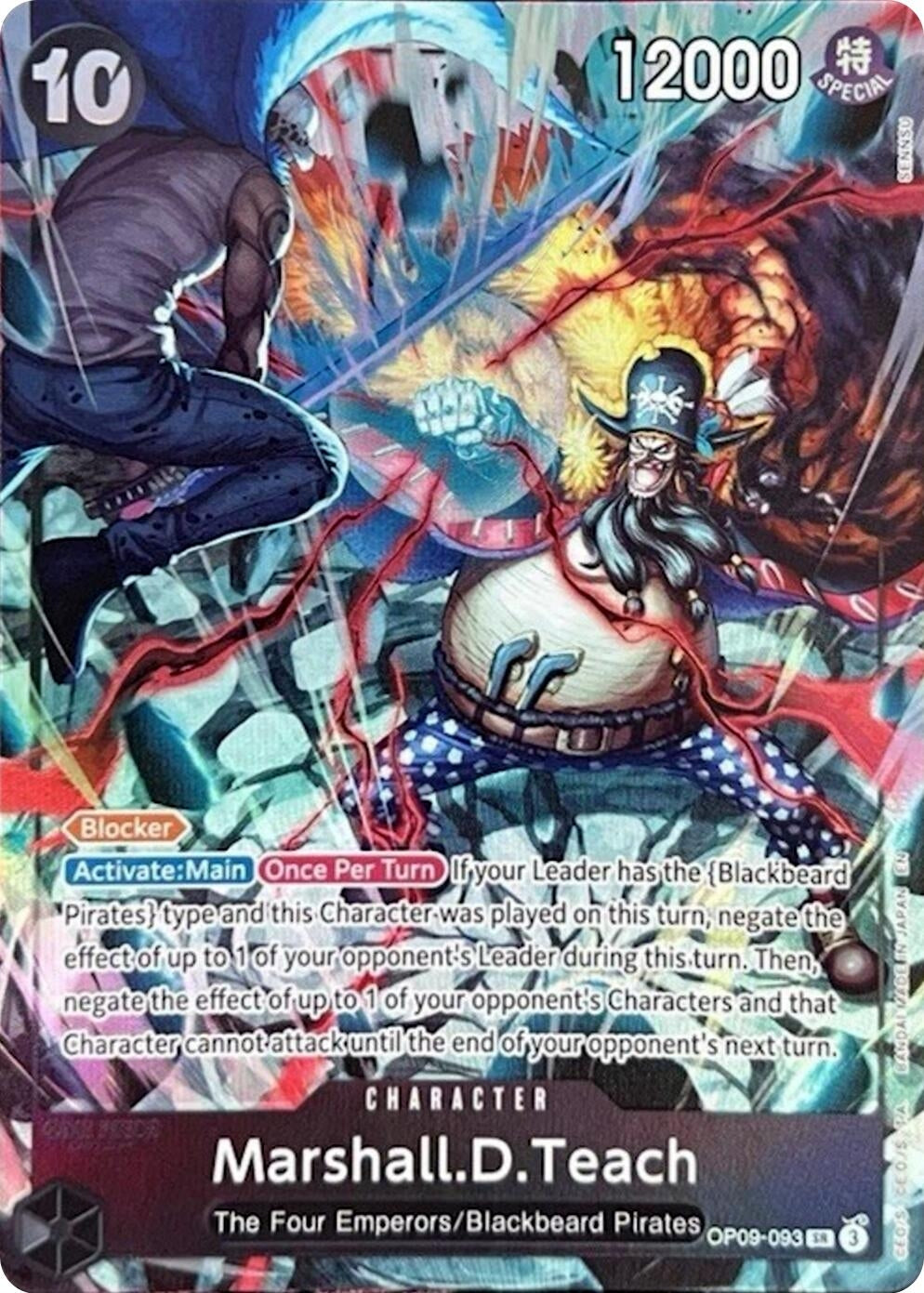 Image for Marshall.D.Teach (093) (English Version 2nd Anniversary Set) (OP09-093) - One Piece Card Game