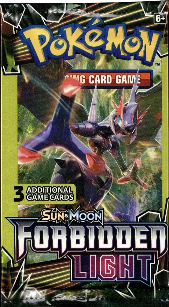 Sun & Moon Forbidden Light 3 Card Mini Booster Pack