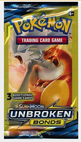 Sun & Moon Unbroken Bonds 3 Cards Mini Booster Pack