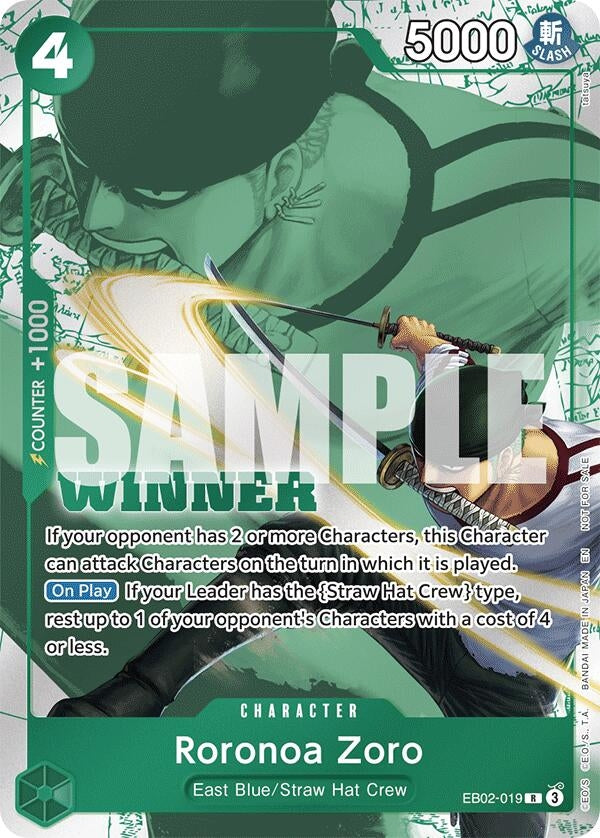 Image for Roronoa Zoro (Winner Pack 2025 Vol. 3) (EB02-019) - One Piece Card Game
