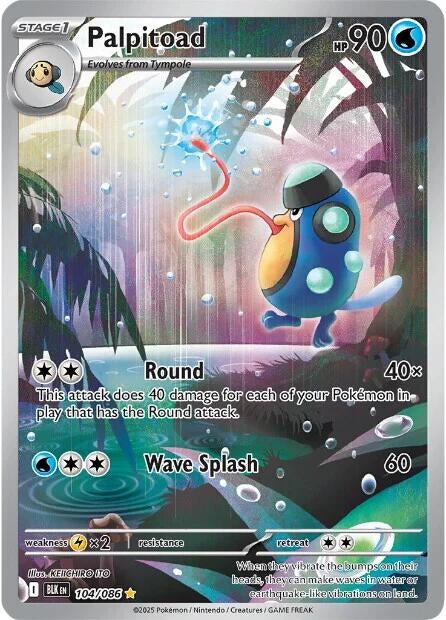 Image for Palpitoad (104/086) (BLK) - Pokemon