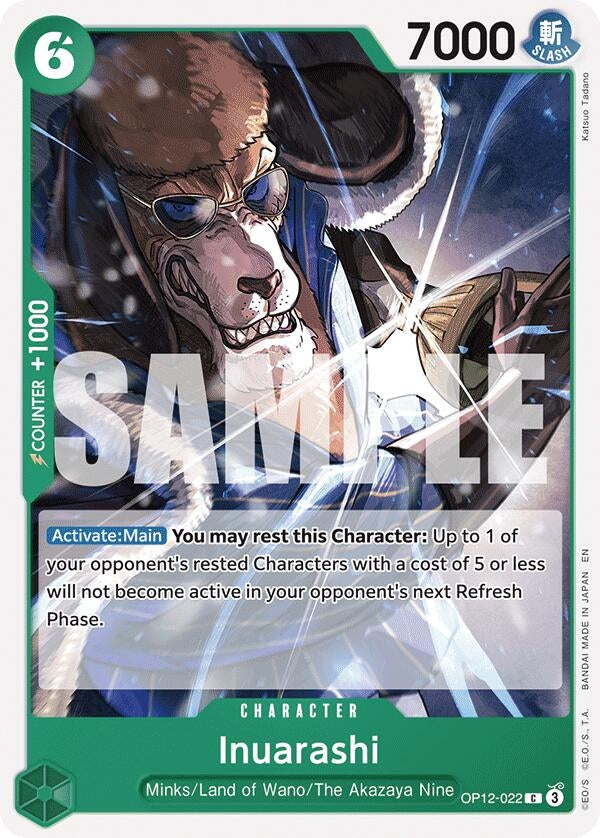 Image for Inuarashi (OP12-022) - One Piece Card Game