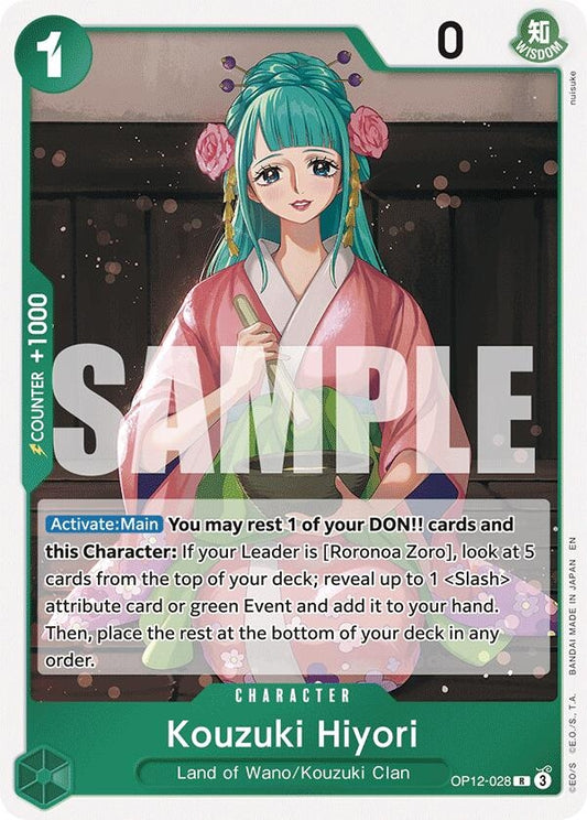 Image for Kouzuki Hiyori (OP12-028) - One Piece Card Game