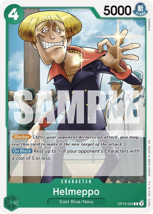 Image for Helmeppo (OP12-033) - One Piece Card Game