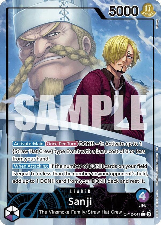 Image for Sanji (041) (Alternate Art) (OP12-041) - One Piece Card Game