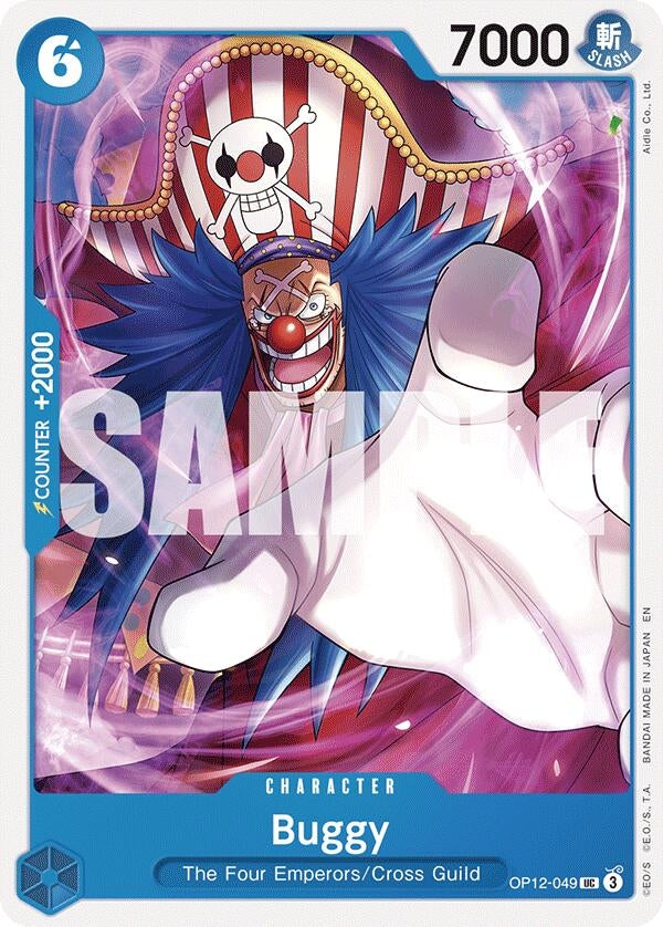 Image for Buggy (049) (OP12-049) - One Piece Card Game