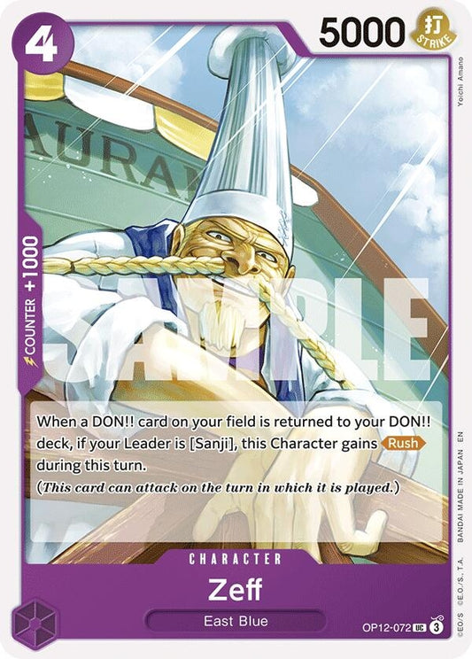 Image for Zeff (OP12-072) - One Piece Card Game
