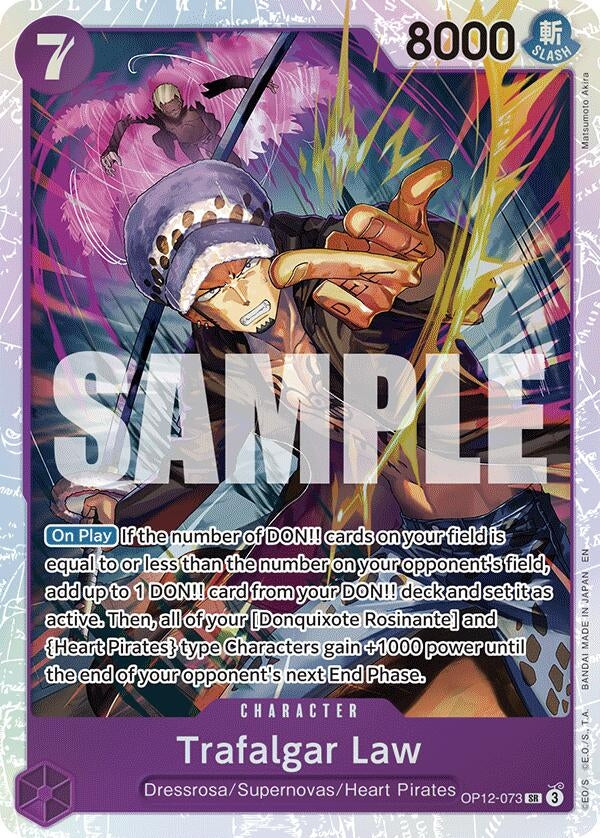 Image for Trafalgar Law (073) (OP12-073) - One Piece Card Game