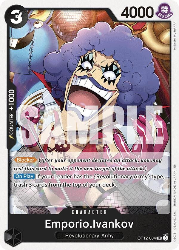 Image for Emporio.Ivankov (084) (OP12-084) - One Piece Card Game