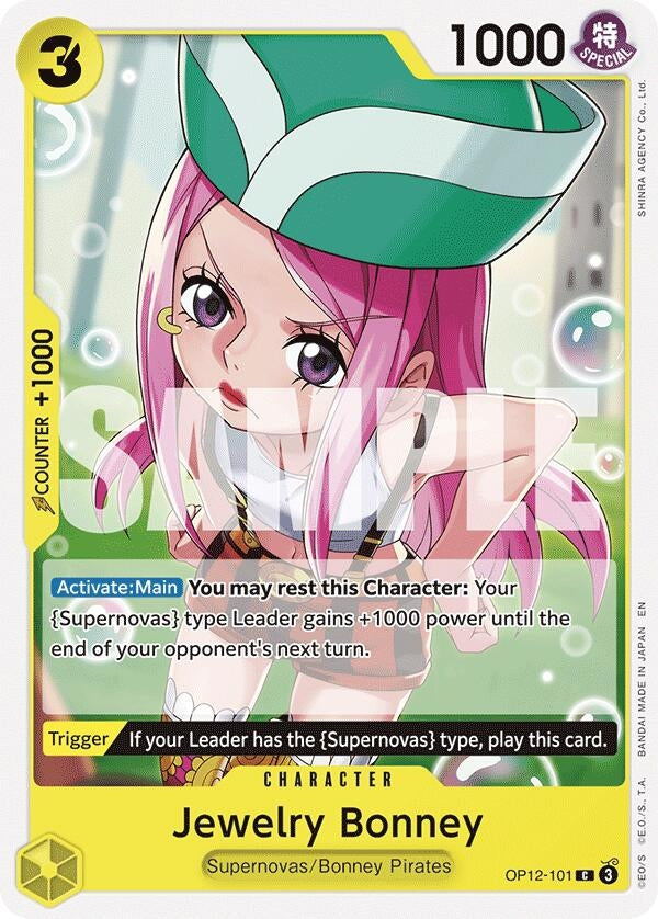Image for Jewelry Bonney (101) (OP12-101) - One Piece Card Game