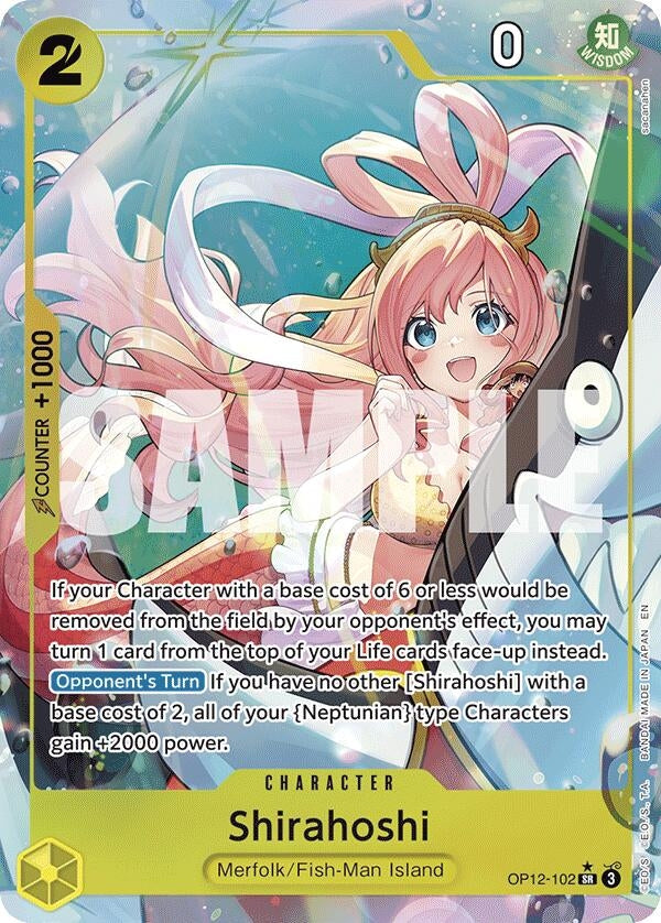 Image for Shirahoshi (Alternate Art) (OP12-102) - One Piece Card Game