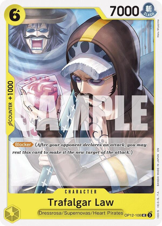 Image for Trafalgar Law (106) (OP12-106) - One Piece Card Game