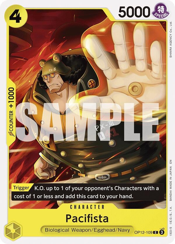 Image for Pacifista (OP12-109) - One Piece Card Game