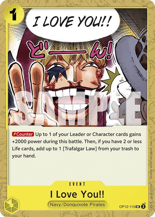 Image for I Love You!! (OP12-115) - One Piece Card Game