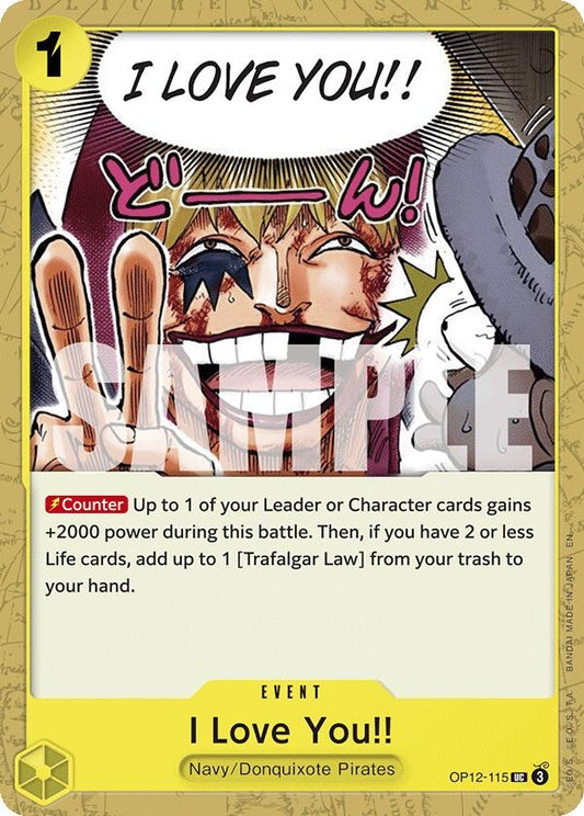 Image for I Love You!! (OP12-115) - One Piece Card Game