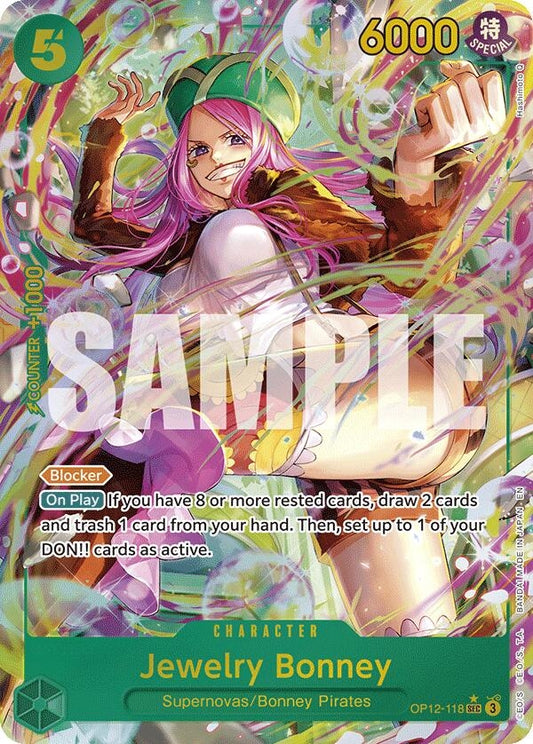 Image for Jewelry Bonney (118) (Alternate Art) (OP12-118) - One Piece Card Game