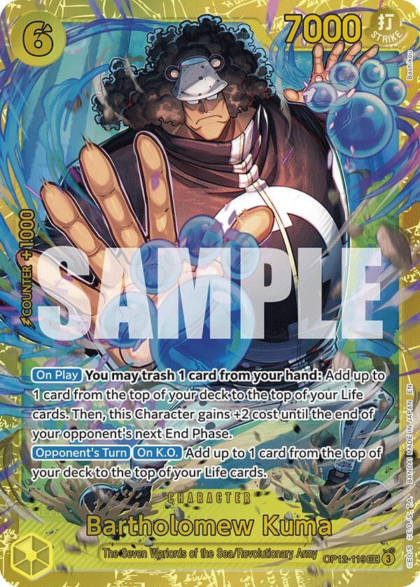 Image for Bartholomew Kuma (OP12-119) - One Piece Card Game